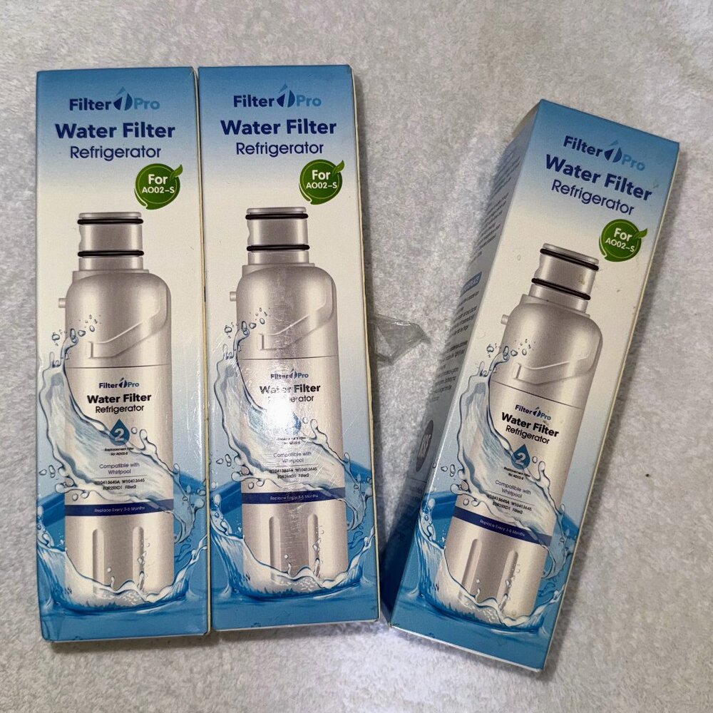 FilterPro Refrigerator Water Filter 200 gal  Pack of 3 or Individually